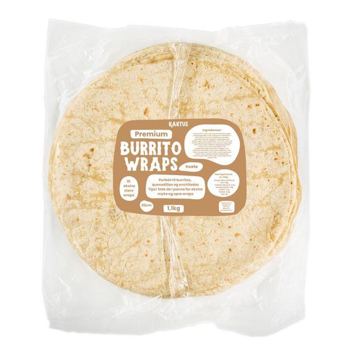 Burrito Wraps 30cm 1,1kg / Kaktus