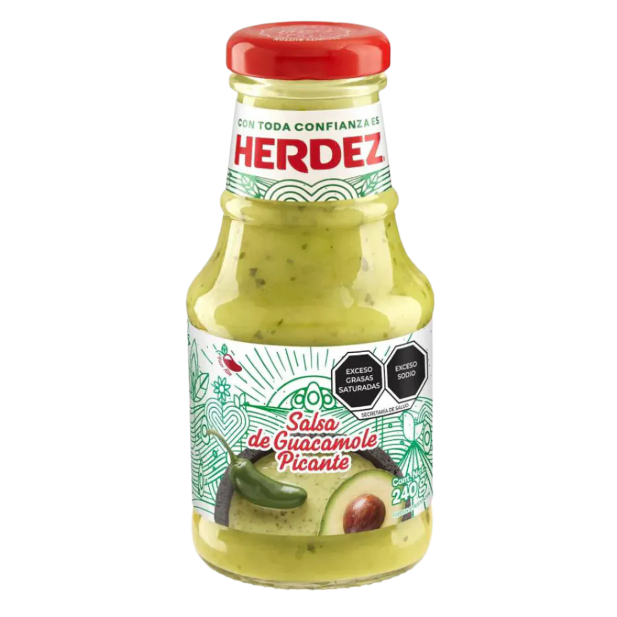 Guacamole Picante 240g / Herdez